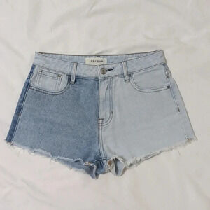 PacSun Two-Tone Denim Short, Color Blue Size 25